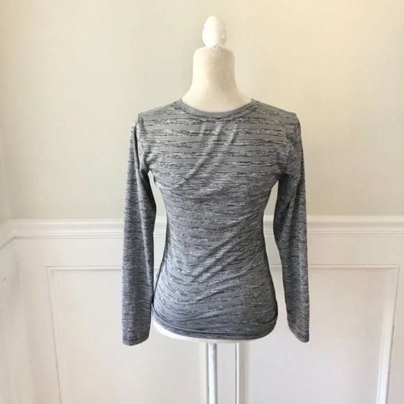 RBX Active Long Sleeve Top Gray S - Picture 3 of 4